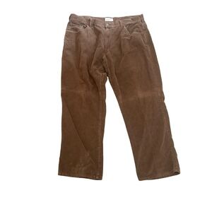 St. John's Bay Brown Corduroy Pants Men's W40xL30 Vintage Straight‎ Leg Cotton